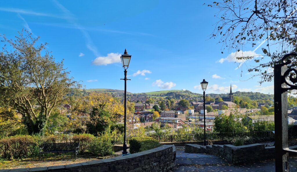 Landscape view of Macclesfield 