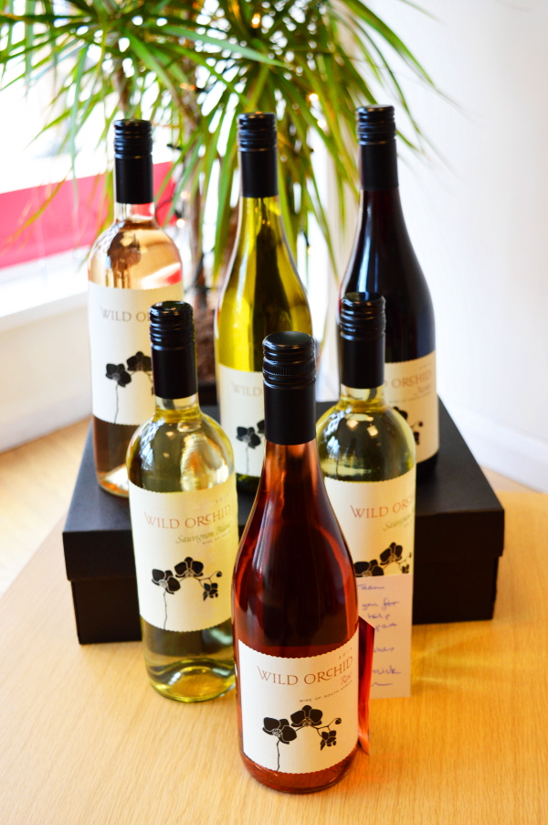 Six bottles of wine - received at the office of Northwood Milton Keynes, as a gift of gratitude.