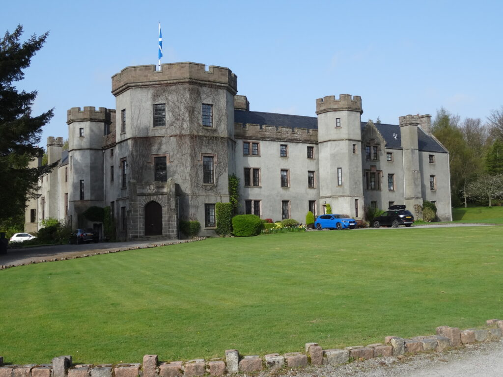 Exterior view of the Fetteresso Castle.