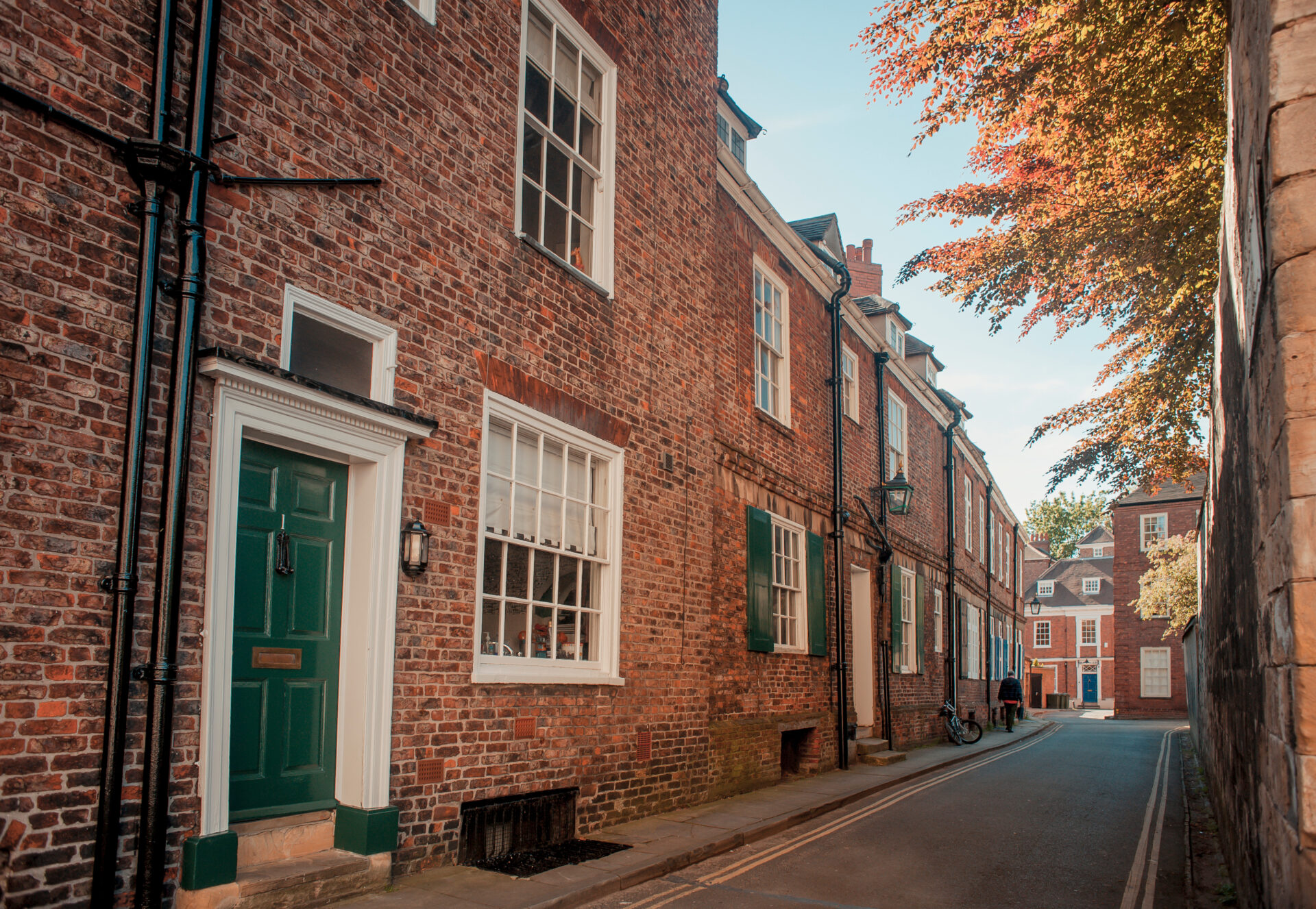 Georgian and Victorian period homes in York conservation area