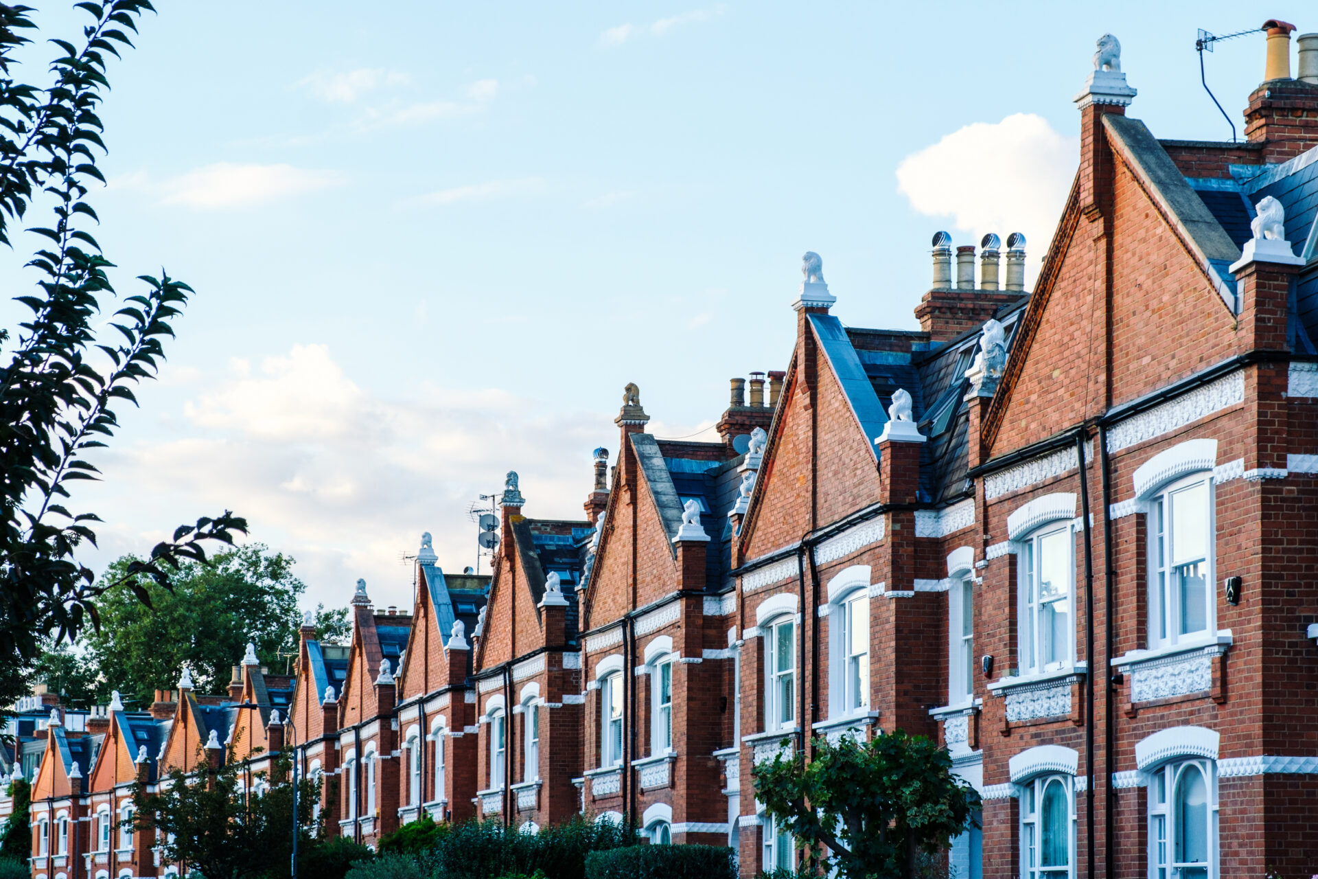 Traditional UK terraced houses in Southport ideal for buy-to-let investment