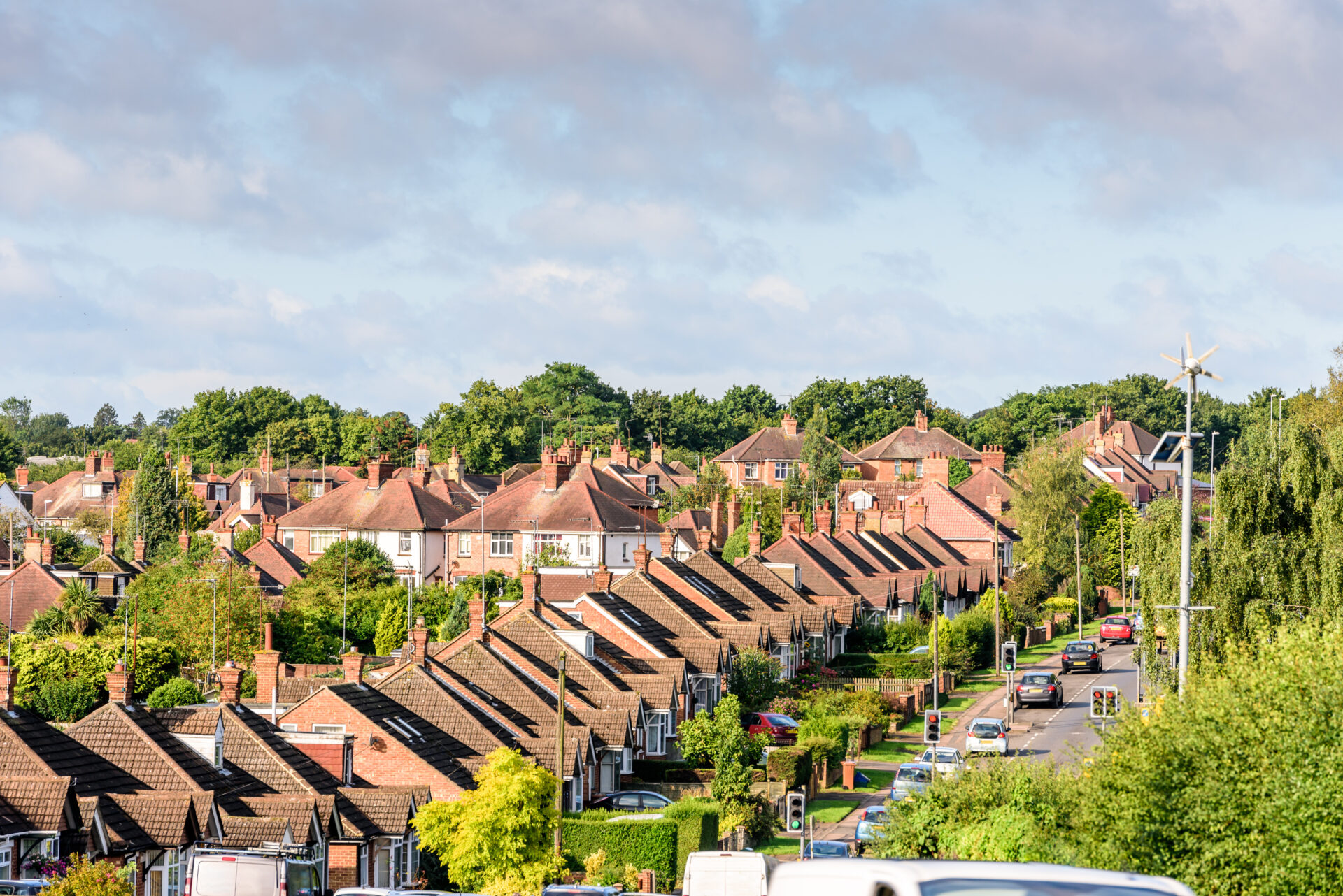 Residential neighbourhoods in Northampton showing popular rental investment areas for landlords in 2026.