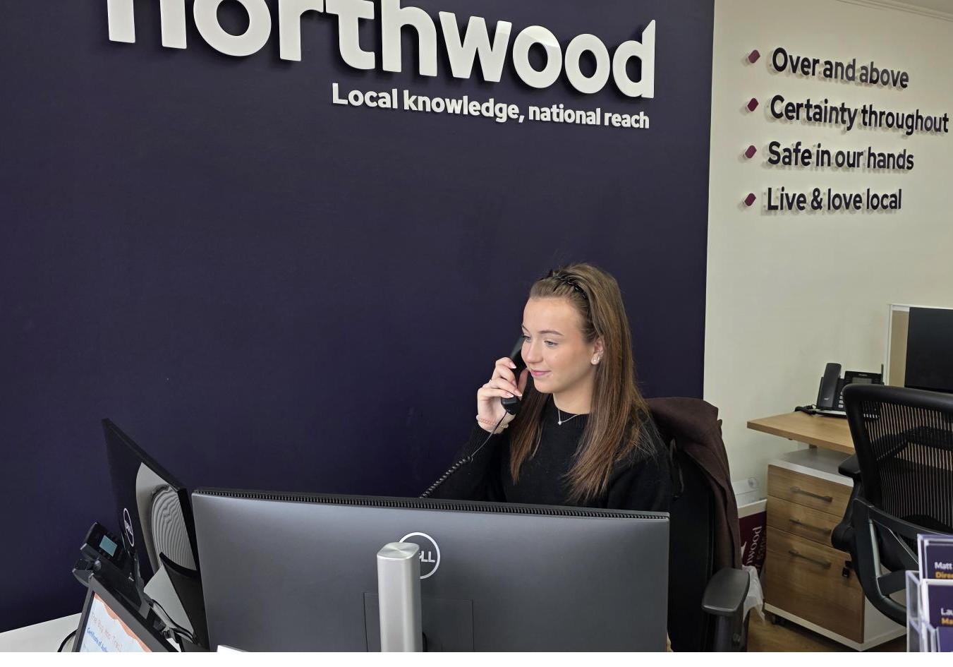 The image is there to illustrate the story about Mhairi