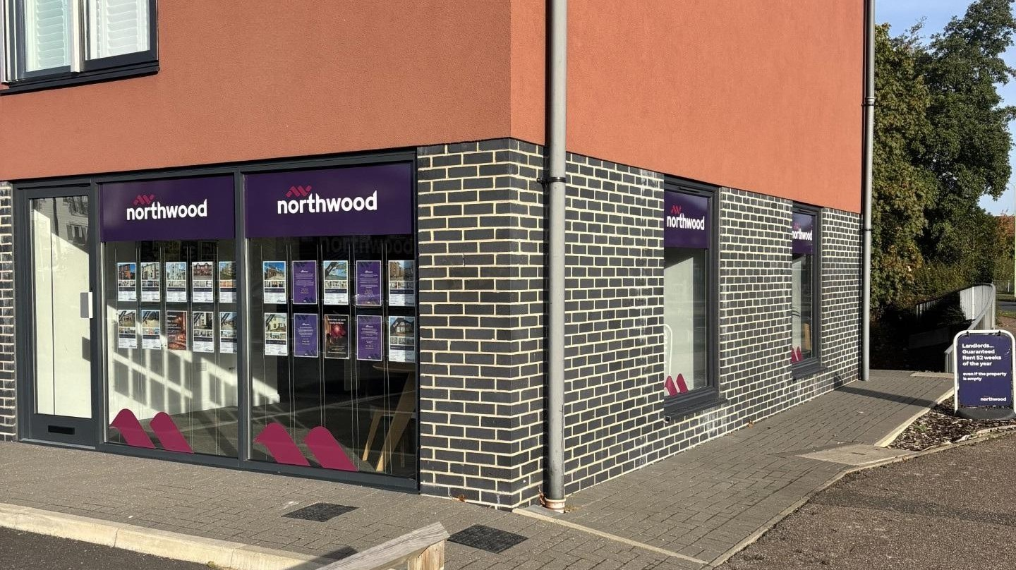 Exterior view of Northwood estate agent office in Ipswich
